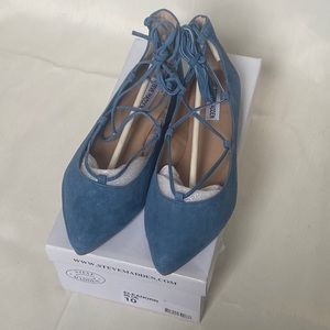 Steve Madden Eleanorr Ballet Flat (Blue)